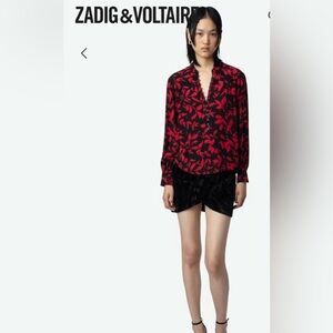 Zadig and Voltaire Twina Blouse - Soft Ikat